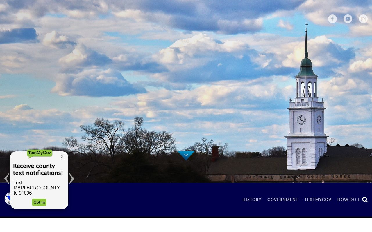 Marlboro County government and Sheriff's Office for Marlboro County criminal history