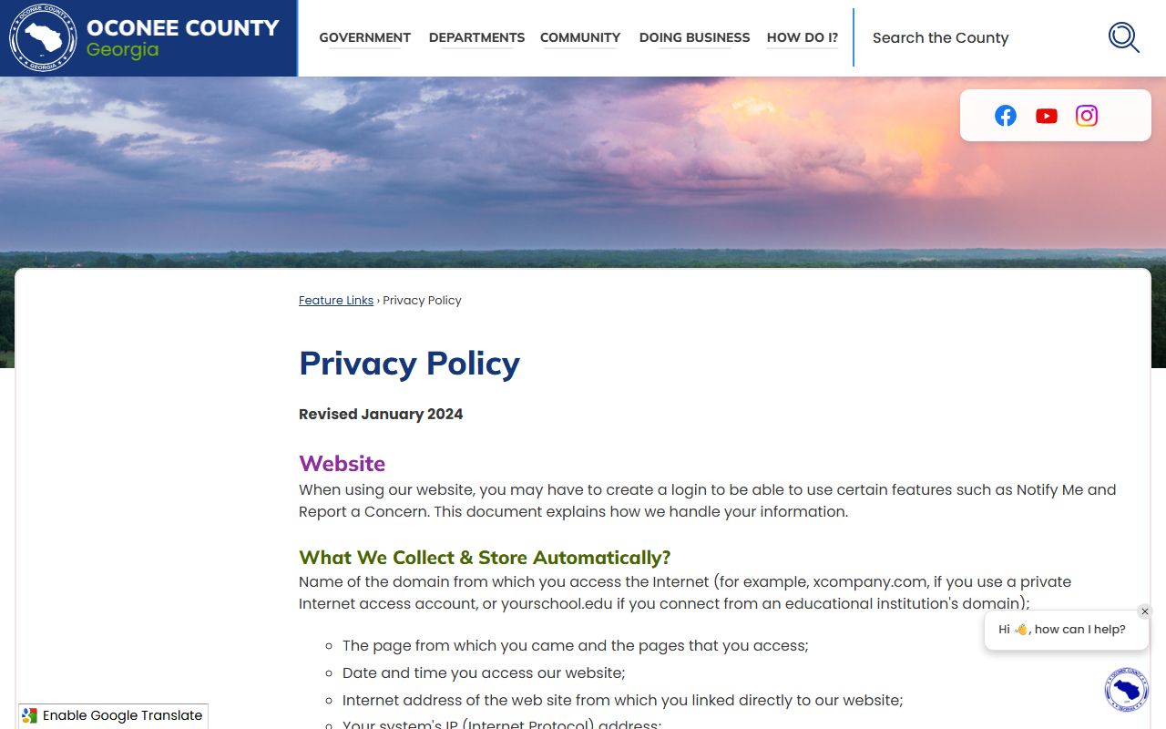 Oconee County Clerk of Court criminal history records